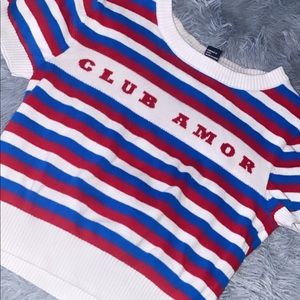 Club Amor crop top